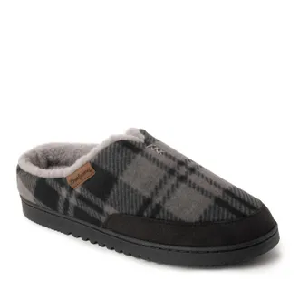 Dearfoams Mens Aldan Shacket Clog Slippers
