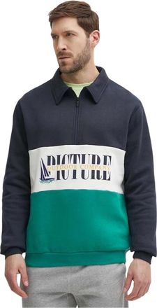 Picture Carawa Sweatshirt - Heren - Sweatshirts - Veelkleurig - XL - Katoen - Hoodies & sweatvesten