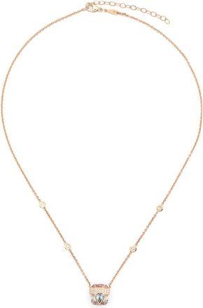 Jacquie Aiche 14kt Yellow Gold Pendant Diamond Necklace - Womens - 14kt Yellow Gold/Tourmaline/Diamond