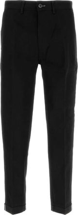 Nine In The Morning Black Stretch Cotton Blend Pant