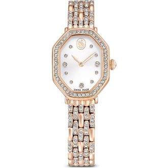 Swarovski Dextera Bracelet Watch, 32mm x 23mm in Gold at Nordstrom