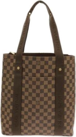 Louis Vuitton Pre-owned Damier Tote Bag - Dames - Vintage Shopper - Bruin - ONE Size - Vintage