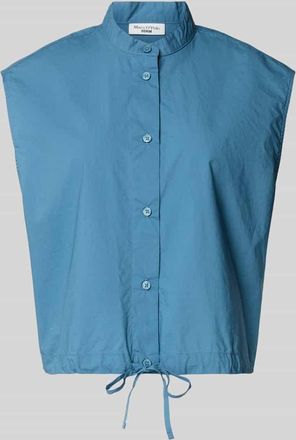 Marc O'Polo Denim Relaxed Fit Bluse aus reiner Baumwolle in Rauchblau, Gr&ouml;&szlig;e XL