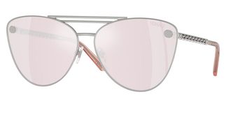 Versace VE2267 10007V Womens Sunglasses Silver Size 64