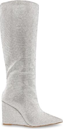 Steve Madden Over-knee laarzen - Dames - Hoge Laarzen - Grijs - 36 EU - Schoenen
