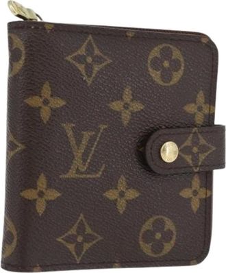 Louis Vuitton Pre-owned Wallets, female, Brown, Size: ONE SIZE Pre-owned Monogram Canvas Wallet