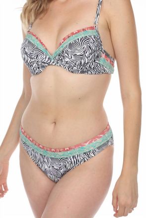 Johnny Was Zebra Twist Top In Multi