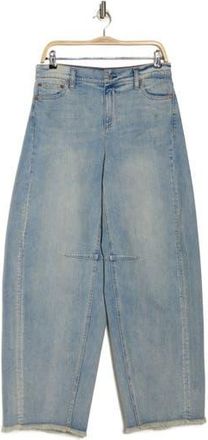 Alice & Olivia Driggs Balloon Leg Jeans in Sierra Light Blue at Nordstrom Rack, Size 24