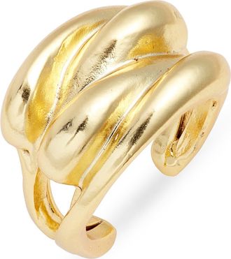Karine Sultan Molten Curve Bubble Ring in Gold at Nordstrom