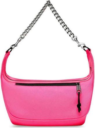 Balenciaga Raver Medium Chained Shoulder Bag Pink >