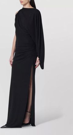 Andamane one-shoulder gown