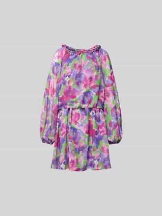 Rotate Minikleid mit floralem Muster in Lila, Gr&ouml;&szlig;e 38