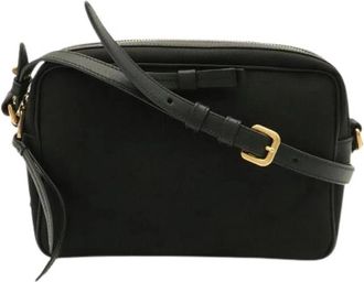 Prada Pre-owned Vintage Cross Body Bag - Dames - Vintage Schoudertas - Zwart - ONE Size - Leer - Vintage