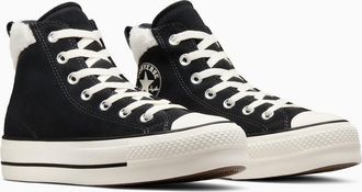 Converse Sneakers in leer All Star Puff Lift Cozy Essentials