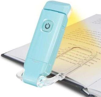 OEM L&aacute;mpara De Lectura Usb, Lector Electr&oacute;nico Led Recargable Con Luz Con Clip Para Leer En La Cama, 3 Niveles De Brillo Ajustables, Mini L&aacute;mpara Plegable