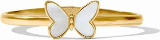 Julie Vos Womens Papillon Hinge Bangle Bracelet In Gold Mother Of Pearl