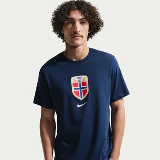 Nike Norway Nike Mens Soccer T-Shirt in Blue | IH2193-492