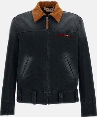 Marni Giacca In Tela Di Cotone