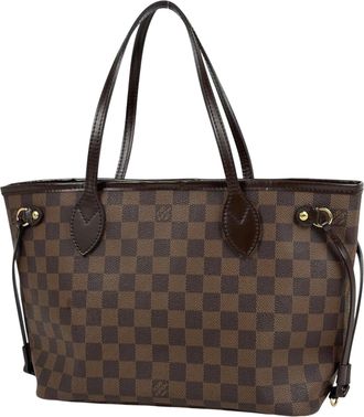 Louis Vuitton Brown Damier Canvas Handbag Tote Bag (Pre-Owned)
