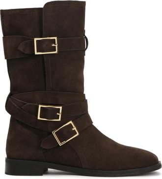 Kazar Pelagie High Boots - Dames - Hoge Laarzen - Bruin - 40 EU - Leer - Schoenen