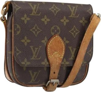 Louis Vuitton Pre-owned Cross Body Bags, female, Brown, Size: ONE SIZE Pre-owned Canvas Cross Body Bag