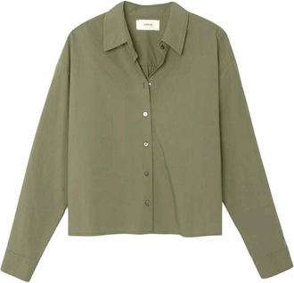 Xirena Womens Dawson Shirt In Army Green