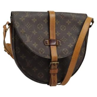 Louis Vuitton Tweedehands Canvas Louis Vuitton tassen - Dames - Pre-owned - Bruin - Maat: ONE Size Leer