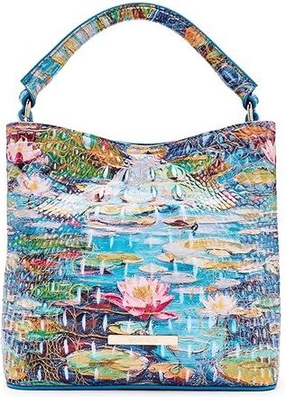 Brahmin Mini Amelia Cross Body Womens Handbags Waterlily, Leather