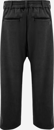 adidas Mens Stretch Velvet Trousers Black Recycled Polyester-Elastane Polyester/elastane