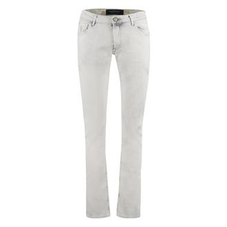 Hand Picked Jeans, Heren, Grijs, W35, Katoen, Orvieto Slim Fit Jeans
