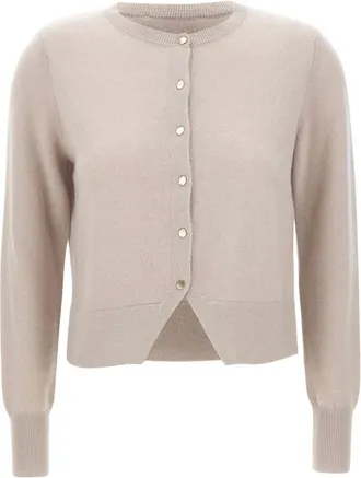 Kaos Kaos, Dames, Truien, Beige, Maat: S Wol