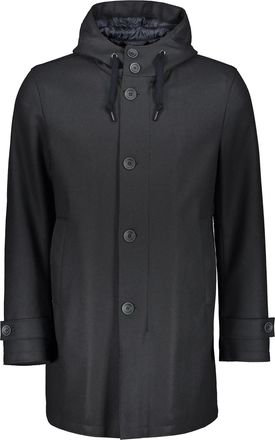 Herno Black Padded Jacket With Adjustable Hood