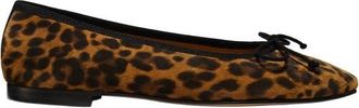 Margaux Eyewear The Fonteyn Flat in Leopard Suede at Nordstrom, Size 38.5