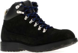 Burberry Mens Moor Boots Black Suede