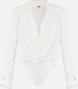 Elisabetta Franchi Viscose Georgette Bodysuit