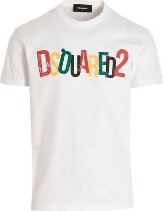 Dsquared2 Mens Crewneck T-Shirt In White