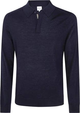Paul Smith Truien & Vesten, Heren, Blauw, XL, Wol, Trui met polokraag