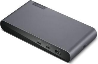 OEM Base De Conexi&oacute;n Universal Lenovo Usb-c Para Empresas, Color Gris