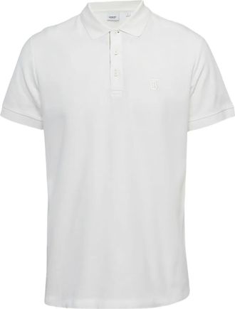 Burberry Piqu&eacute; poloshirt - Wit