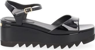 Stella McCartney Black Solid Sandals