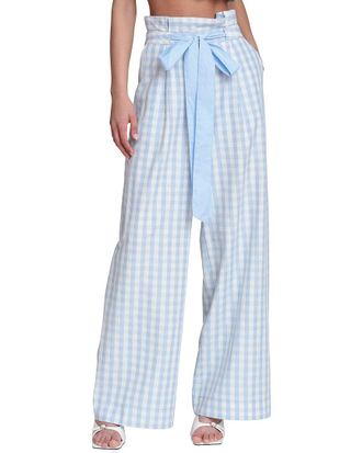 Avec Les Filles Paper Bag Waist Slouchy Trouser