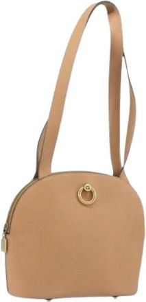 Celine Pre-owned Vintage Shoulder Bag - Dames - Vintage Schoudertas - Beige - ONE Size - Leer - Vintage