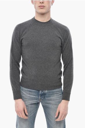 Paolo Pecora Virgin Wool Solid Crewneck Sweater size S