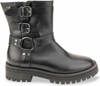 Les Tropeziennes Biker boots in leer Flint