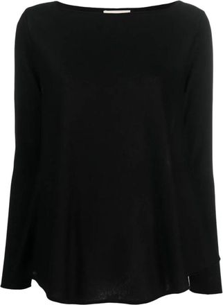 Snobby Sheep Maglia Barca - Dames - Ronde hals truien - Zwart - XS - Truien & Vesten