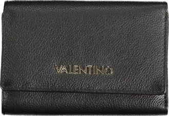 Mario Valentino Polyurethane Portemonnee - Dames - Portefeuilles - Zwart - ONE Size - Accessoires