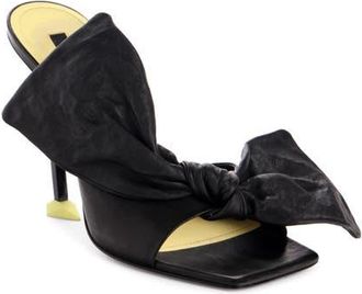 Givenchy Boudoir Bow Slide Sandal in Black at Nordstrom, Size 7.5Us