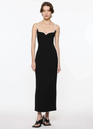 Paris Georgia Heart Dress In Black