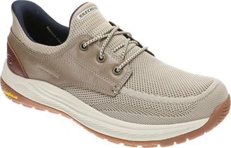 Skechers Mens Meroe-Alden Sneaker, Taupe, 11.5 Wide