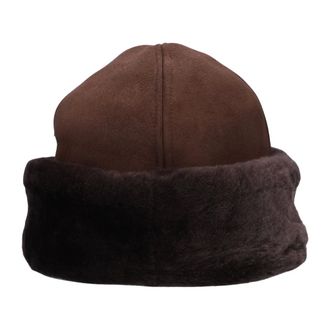 Becks&ouml;ndergaard Dora Shearling Hoed - Dames - Accessoires - Bruin - Maat: M/L Wol